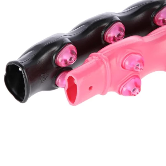 HHP024 PINK-BLACK HULA HOP 1,6KG 110CM HMS (17-44-512)