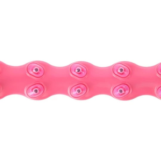 HHP024 PINK-BLACK HULA HOP 1,6KG 110CM HMS (17-44-512)