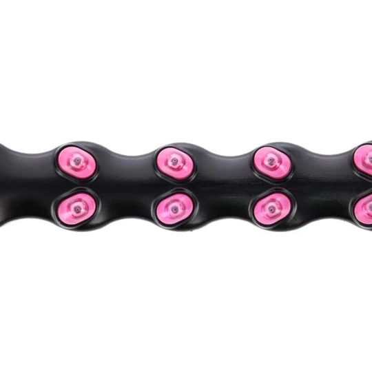 HHP024 PINK-BLACK HULA HOP 1,6KG 110CM HMS (17-44-512)