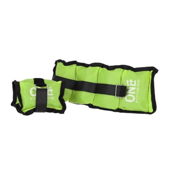 WW01 GREEN OBCIĄŻNIKI 2 x 0.7 KG ONE FITNESS (17-47-381)