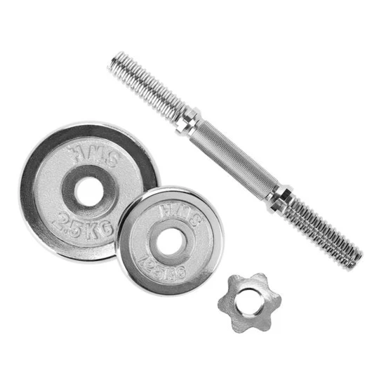 STC20 SZTANGIELKI W WALIZCE 2 x 10 KG CHROME HMS (17-59-103)