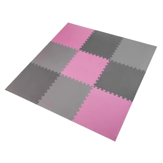 MP10  MATA PUZZLE MULTIPACK PINK-GREY 9 ELEMENTÓW 10MM ONE FITNESS (17-63-084)