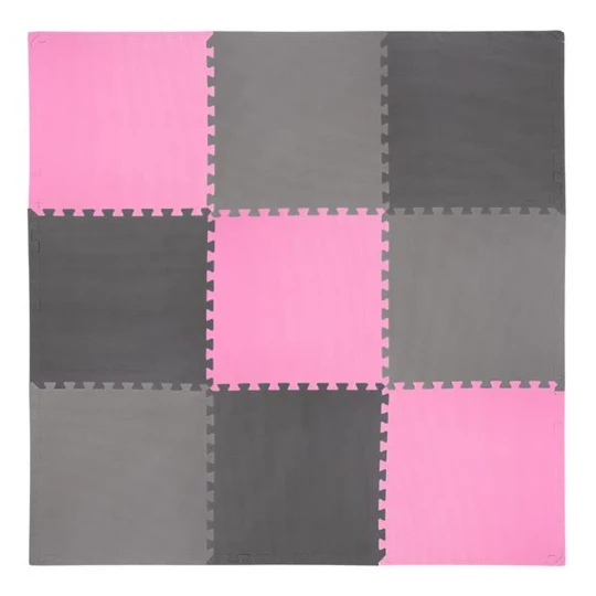 MP10  MATA PUZZLE MULTIPACK PINK-GREY 9 ELEMENTÓW 10MM ONE FITNESS (17-63-084)