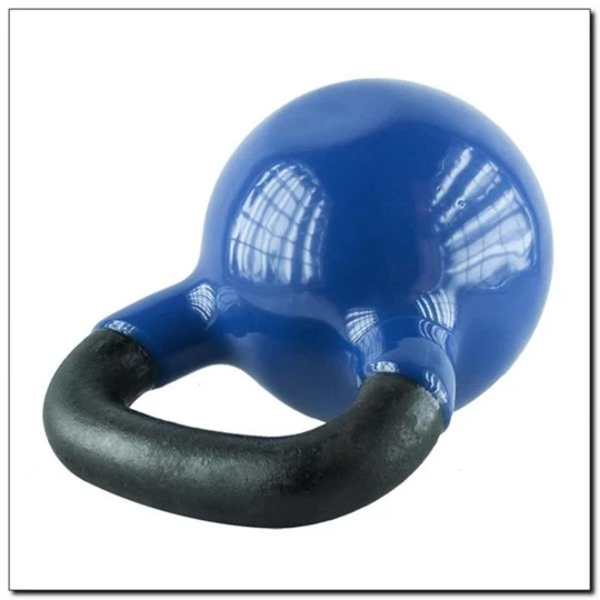 KNV16 BLUE KETTLEBELL ŻELIWNY POKRYTY WINYLEM HMS (17-64-044)