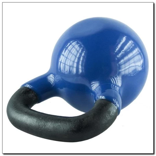 KNV20 BLUE KETTLEBELL ŻELIWNY POKRYTY WINYLEM HMS (17-64-045)