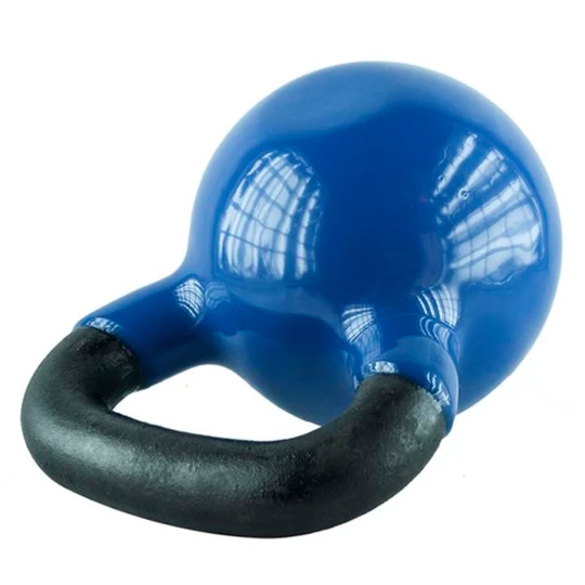 KNV28 BLUE KETTLEBELL ŻELIWNY POKRYTY WINYLEM HMS (17-64-047)