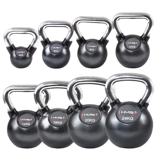 KGC04 UCHWYT CHROM OGUMOWANY KETTLEBELL ŻELIWNY HMS (17-64-050)