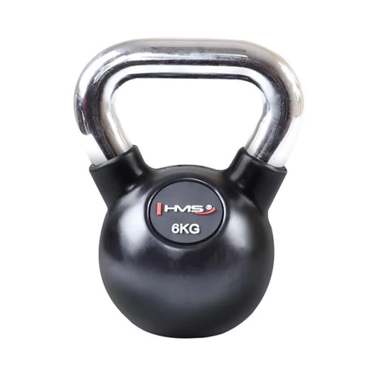 KGC06 UCHWYT CHROM OGUMOWANY KETTLEBELL ŻELIWNY HMS (17-64-051)