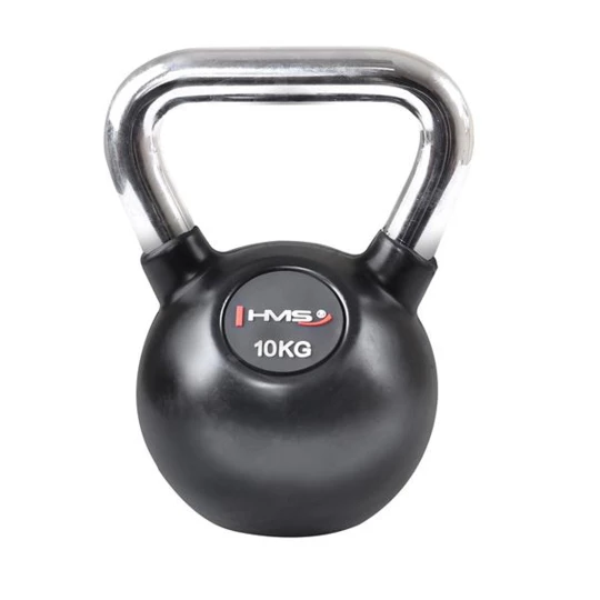 KGC10 UCHWYT CHROM OGUMOWANY KETTLEBELL ŻELIWNY HMS (17-64-053)