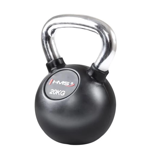 KGC20 UCHWYT CHROM OGUMOWANY KETTLEBELL ŻELIWNY HMS (17-64-056)