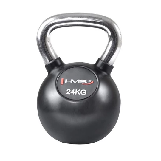 KGC24 UCHWYT CHROM OGUMOWANY KETTLEBELL ŻELIWNY HMS (17-64-057)