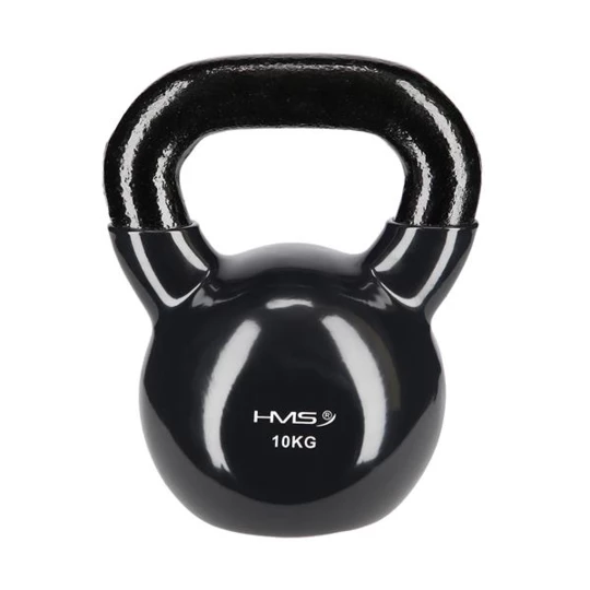 KNV10 BLACK KETTLEBELL ŻELIWNY POKRYTY WINYLEM HMS (17-64-069)