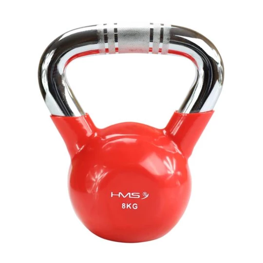 KTC04 RED UCHWYT CHROM RADEŁKOWANY KETTLEBELL ŻELIWNY HMS (17-64-070)