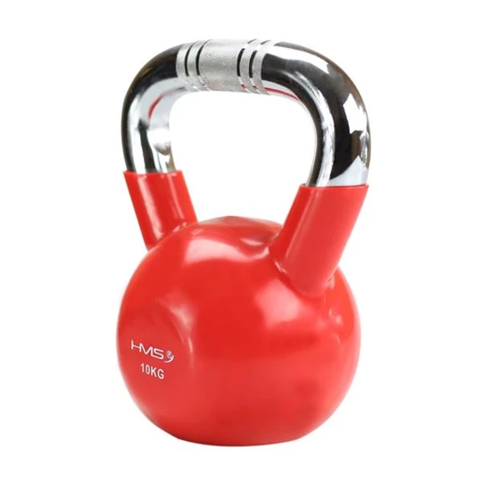 KTC04 RED UCHWYT CHROM RADEŁKOWANY KETTLEBELL ŻELIWNY HMS (17-64-070)