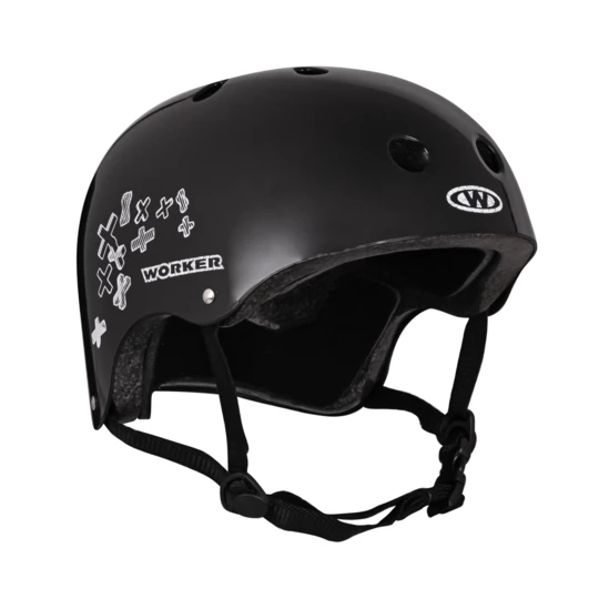 Kask freestyle dziecięcy rolki, hulajnoga WORKER Standard - Rozmiar L (58-60)