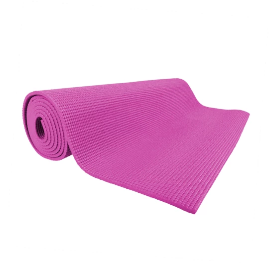 Mata do ćwiczeń JOGI inSPORTline Yoga 173x60x0,5 cm - Kolor Różowy