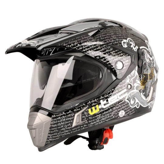 Kask motocyklowy W-TEC NK-311 blenda - Kolor Duo Sport Black Grey, Rozmiar M (57-58)