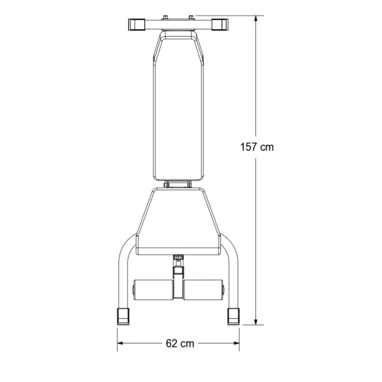 Ławka regulowana do ćwiczeń Body Craft F602