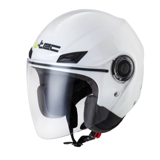 Kask motocyklowy na skuter, chopper W-TEC Nankko - Kolor White Shine, Rozmiar M (57-58)