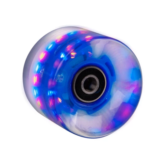 Świecące kółko do penny boardu 60*45 mm z łożyskami ABEC 7 - Kolor Niebieski