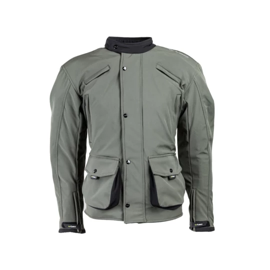 Męska kurtka motocyklowa soft-shell W-TEC Forresta - Kolor Khaki, Rozmiar 3XL