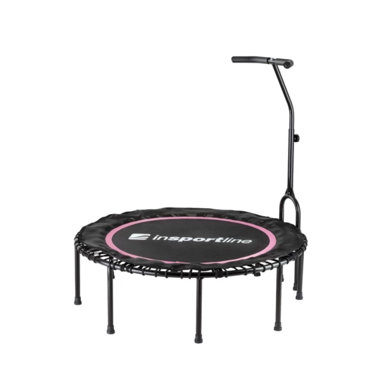 Profesjonalna Trampolina fitness z uchwytem inSPORTline Cordy 114 cm - Kolor Różowy