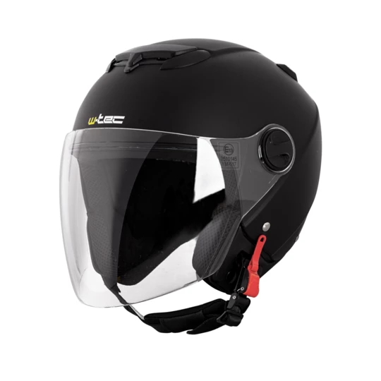 Kask motocyklowy otwarty W-TEC YM-617 na skuter - Kolor Matowy Czarny, Rozmiar L (59-60)