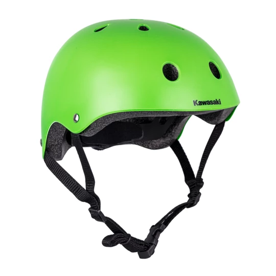 Kask na rolki, rower, hulajnogę freestyle Kawasaki Kalmiro - Kolor Zielony, Rozmiar S/M (54-58)