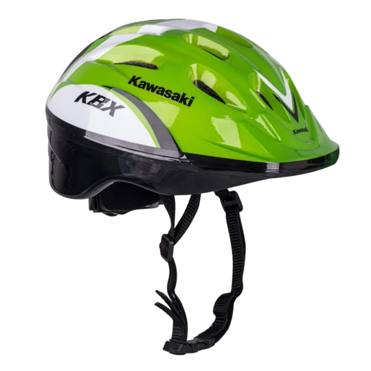 Kask na rower, rolki, hulajnogę Kawasaki Shikuro - Kolor Zielony, Rozmiar S (48-50)