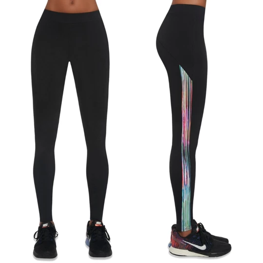 Damskie sportowe legginsy BAS BLACK Cosmic - Kolor Czarny, Rozmiar XL