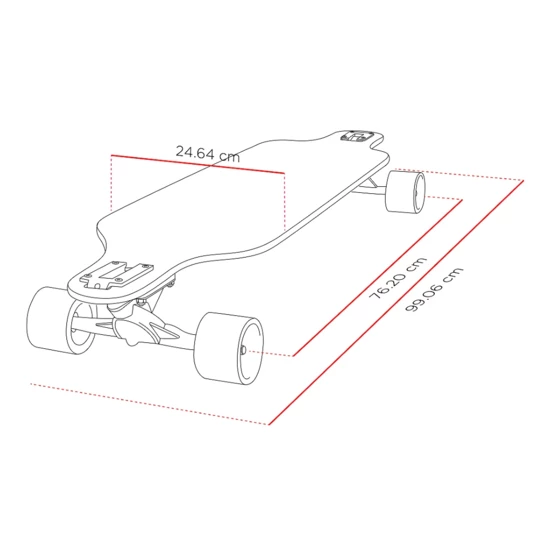 Longboard Street Surfing Freeride - Curve Wolf 39