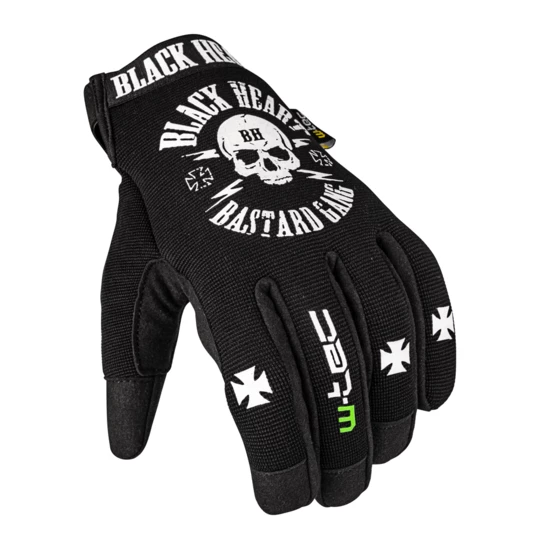 Rękawice motocyklowe W-TEC Black Heart Radegester - Kolor Czarny, Rozmiar 3XL