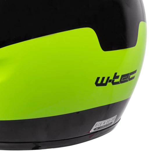 Kask motocyklowy otwarty z blendą W-TEC Neikko Black-Fluo - Rozmiar S (55-56)