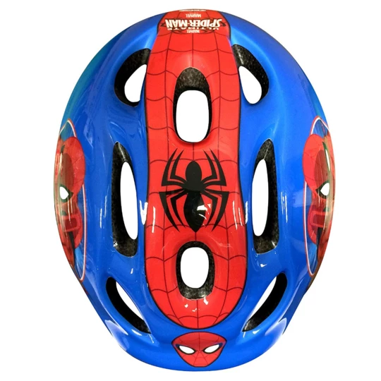 Zestaw rowerowy kask dziecięcy + ochraniacze Spiderman