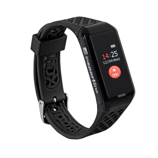 Smartband opaska fitness inSPORTline Rivarock - Kolor Czarny