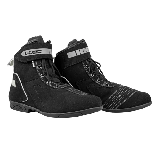 Buty motocyklowe W-TEC Sixtreet - Kolor Czarno-szary, Rozmiar 40