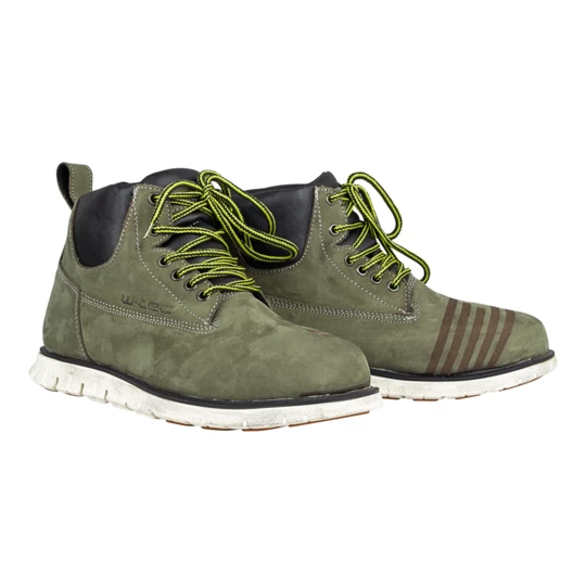 Męskie buty motocyklowe W-TEC Exetero Olive - Kolor Oliwkowa zieleń, Rozmiar 40