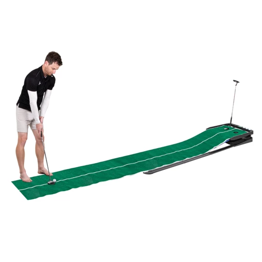 Regulowany Putting Green mata treningowa do golfa inSPORTline Lobregat z akcesoriami