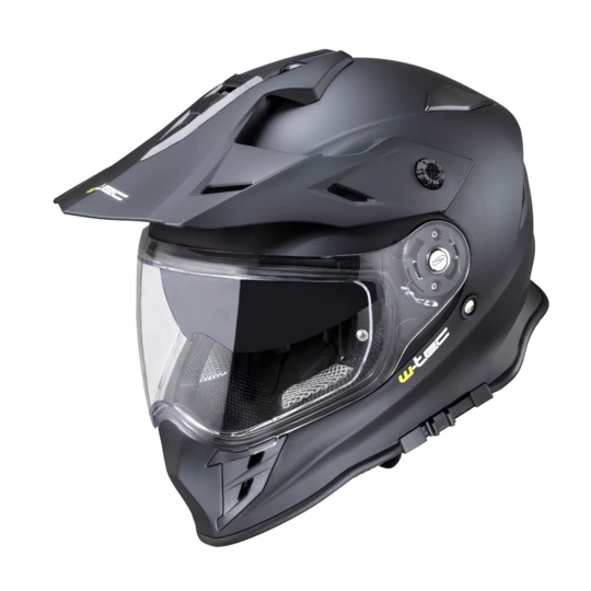 Kask motocyklowy zamknięty z blendą W-TEC V331 PR - Kolor Matowy czarny, Rozmiar XS (53-54)