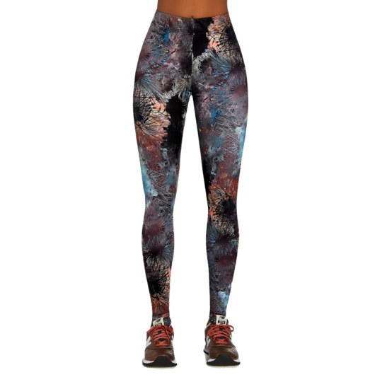 Damskie legginsy BAS BLEU Fusion 90 - Kolor Czarny, Rozmiar S