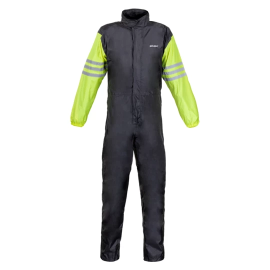 Motocyklowy kombinezon przeciwdeszczowy W-TEC Smedava - Kolor Czarny-fluo, Rozmiar 4XL