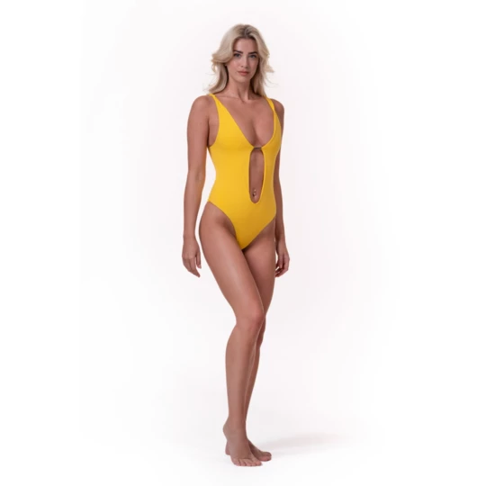 Damski jednoczęściowy strój kąpielowy Nebbia High Energy Monokini 560 - Kolor Żółty, Rozmiar S